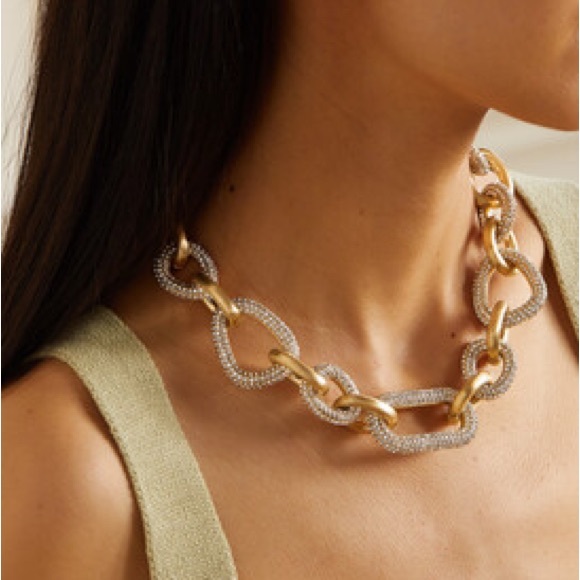 cult gaia Jewelry - Cult Gaia Reyes Crystal-Link Necklace